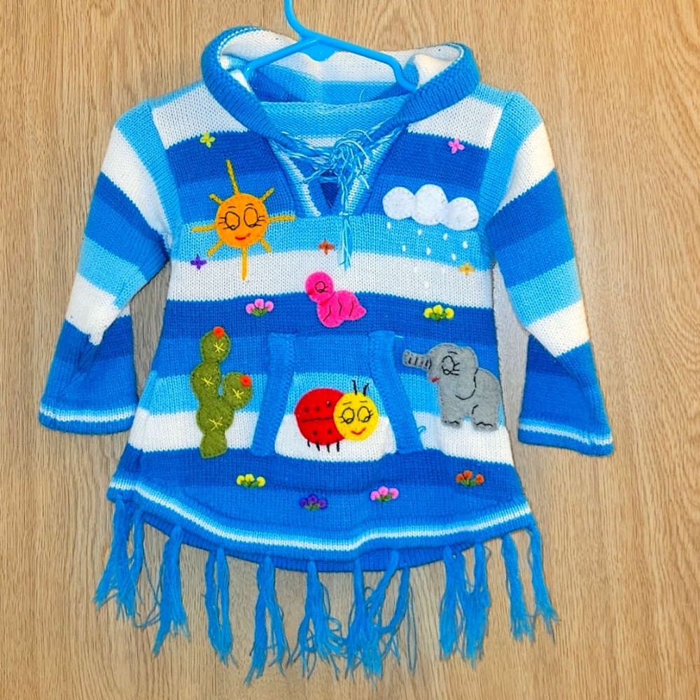 HANDMADE girl sweater